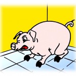 tirinha porco -  desenhoonline.com