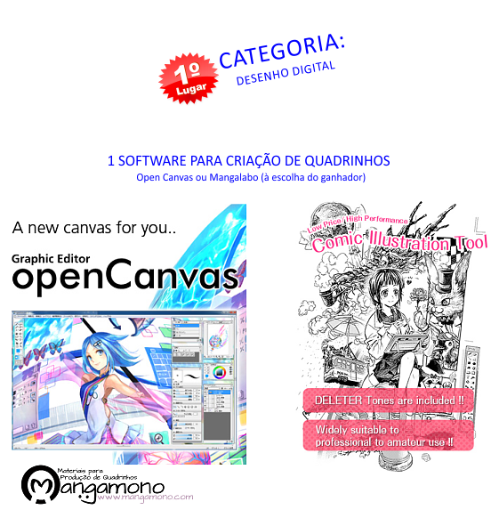 12º concurso de desenho - Software - Mangamono