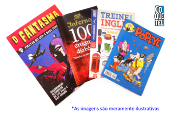 1º lugar - Kit O fantasma, Inferno, Treine seu inglês... - 11º Concurso de desenho