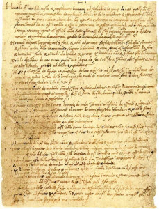 Carta a Ludovico Sforza