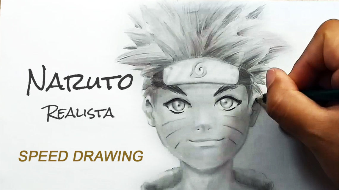 Drawing Realistic Naruto  Desenhando Naruto Realista ( Releitura