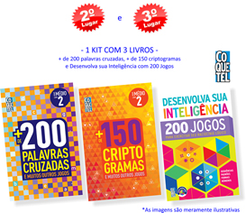 Premiação 2º e 3º  lugares - kit com 3 livros